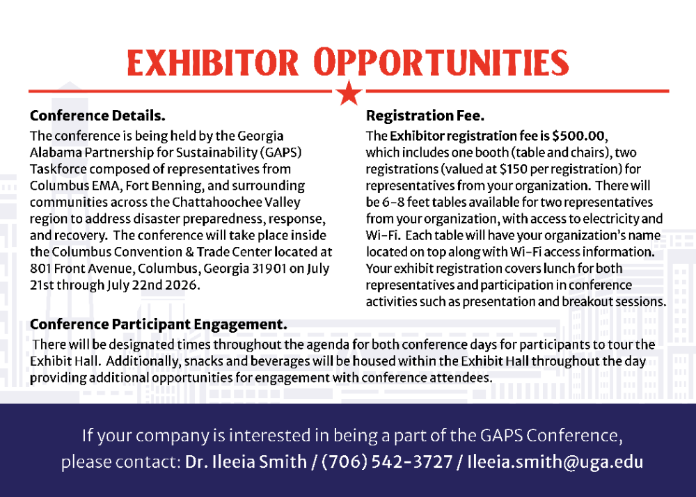 gaps exhibitors info